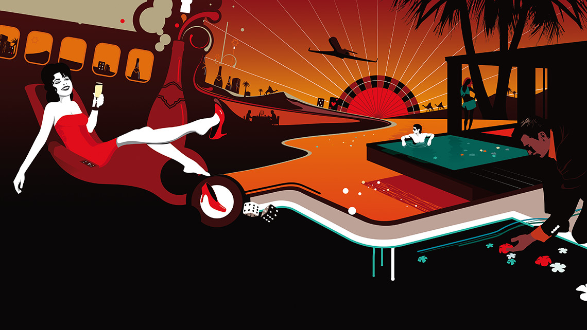 The Times - The Sunday Times magazine travel editorial illustration