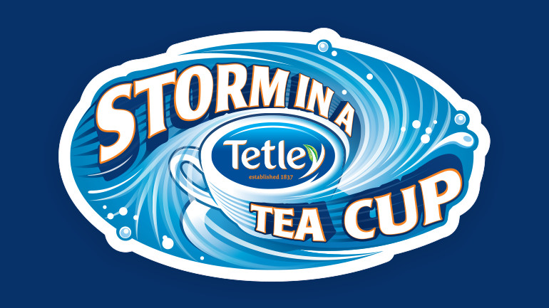 Tetley Tea - Storm in a Tea cup logo